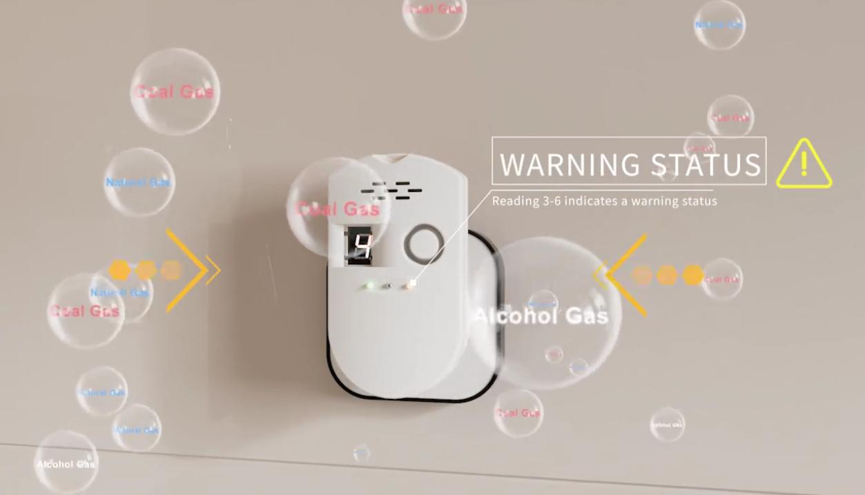 Ningbo PDLUX PD-GSV8 Alarm Gas Cerdas-Sistem Deteksi Gas Lanjutan & Sistem Keselamatan