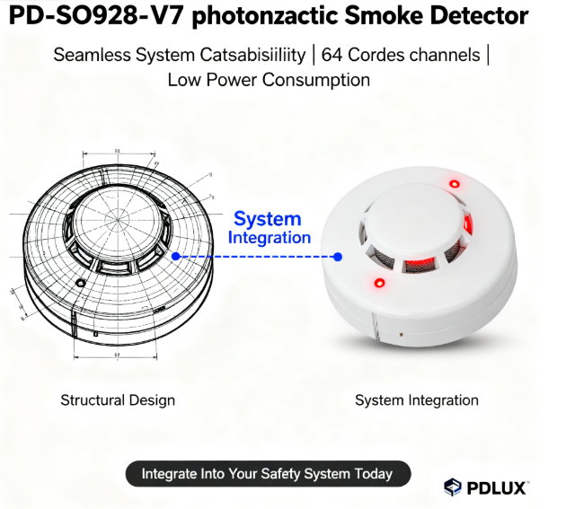 Keamanan Kebakaran Cerdas oleh PDLUX: Detektor Asap Fotolistrik PD-SO928-V7 Dirilis