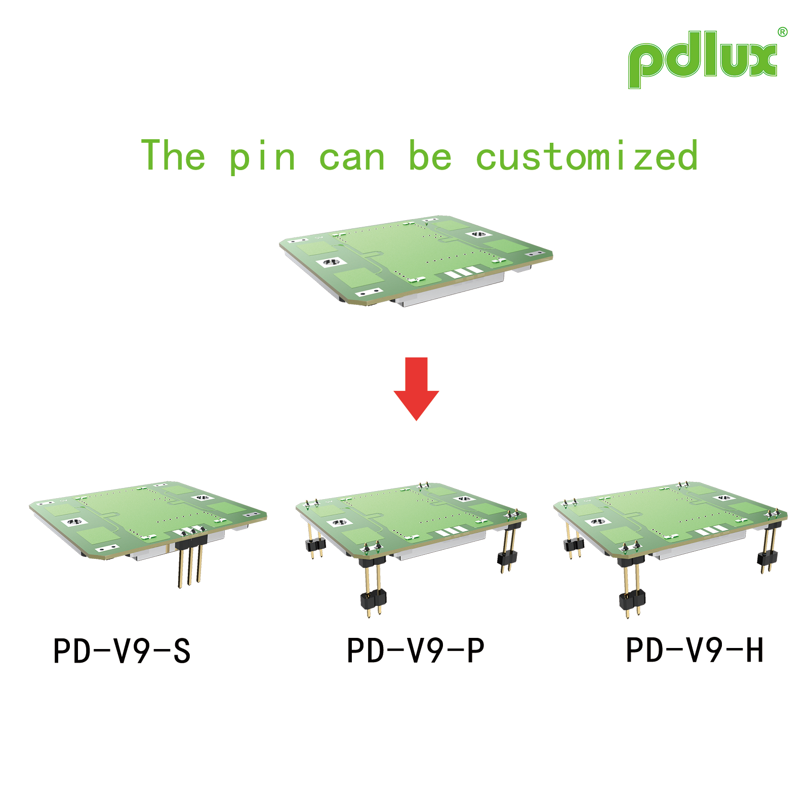 PDLUX Meluncurkan Modul Penginderaan Doppler X-Band PD-V9H/PD-V9P/PD-V9S yang Ditingkatkan, Versi Bebas Pin Kustom Opsional
